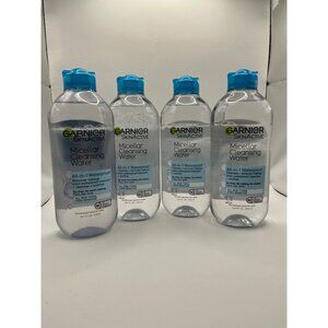 Lot of 4 Garnier SkinActive Micellar Cleansing Water Makeup Remover 13.5 Fl Oz